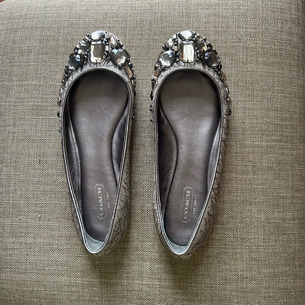 Coach Woman’s Denise LRX Canvas Flats